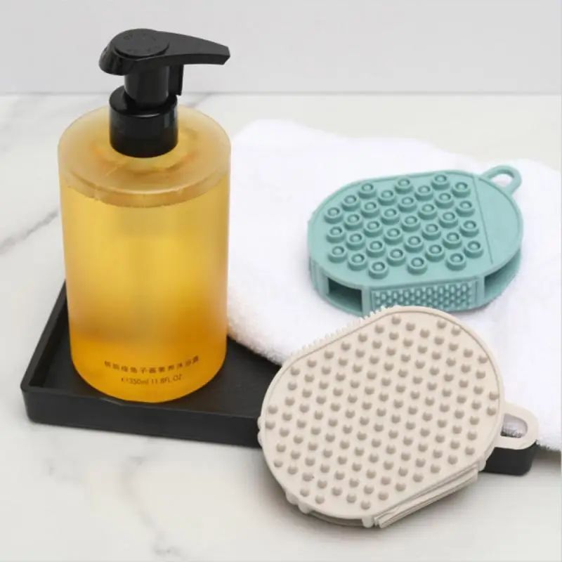 Bath Brush – Silicone Shower Scrubber & Exfoliating Gloves