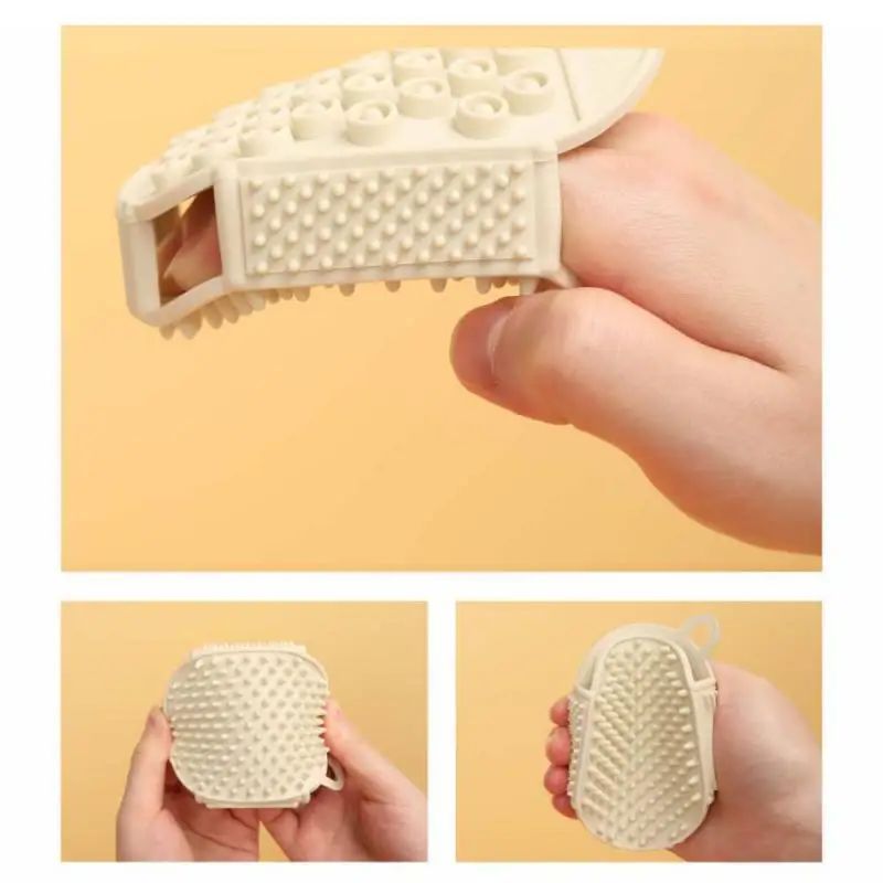 Bath Brush – Silicone Shower Scrubber & Exfoliating Gloves