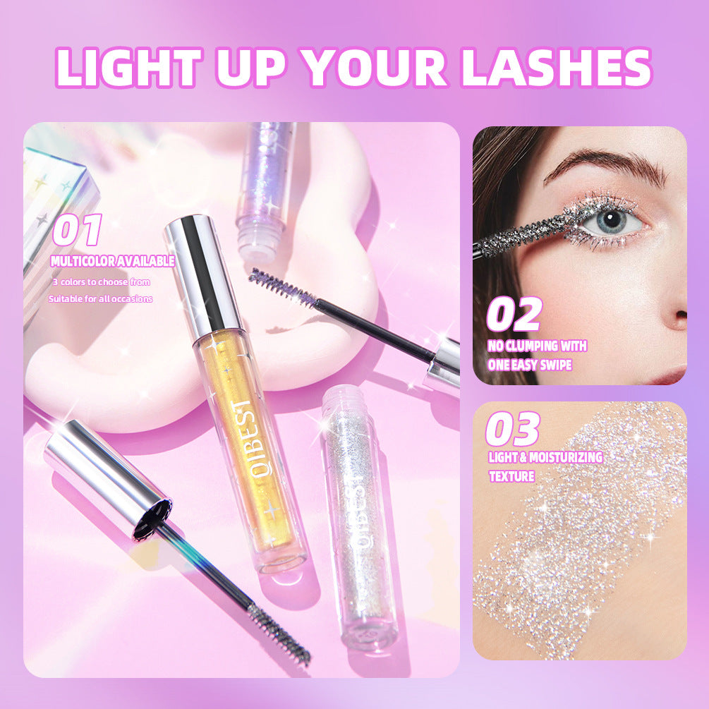 Violet Glitter Lash Mascara – Waterproof Shine