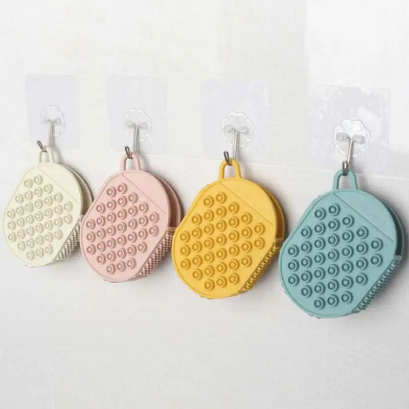 Bath Brush – Silicone Shower Scrubber & Exfoliating Gloves