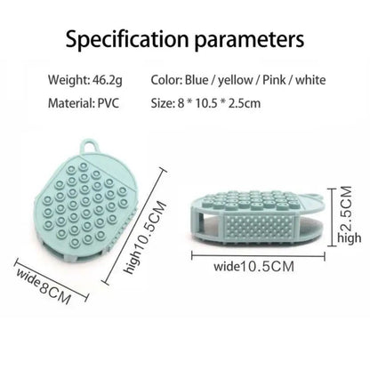 Bath Brush – Silicone Shower Scrubber &amp; Exfoliating Gloves